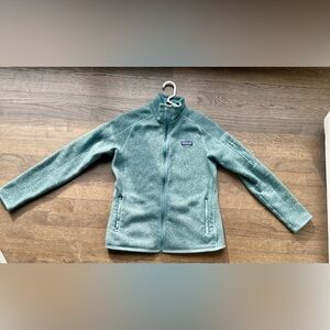 Women’s Patagonia Teal Full-Zip Jacket. Size M.